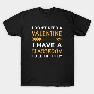 Valentine teacher T-Shirt